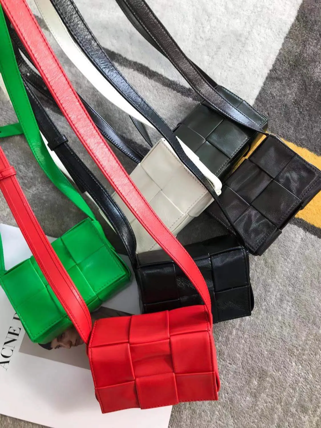 The new mini cassette crossbody bag is available in all colors👇